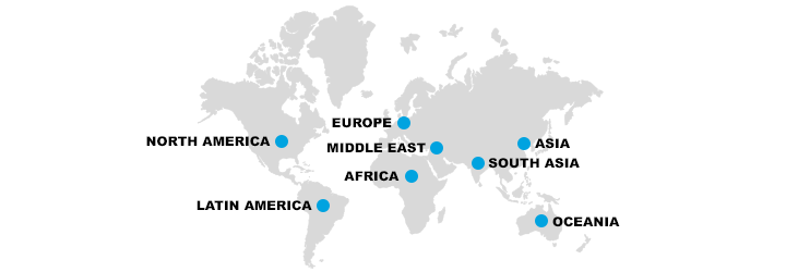 Global forwarding insights | Trade lane map