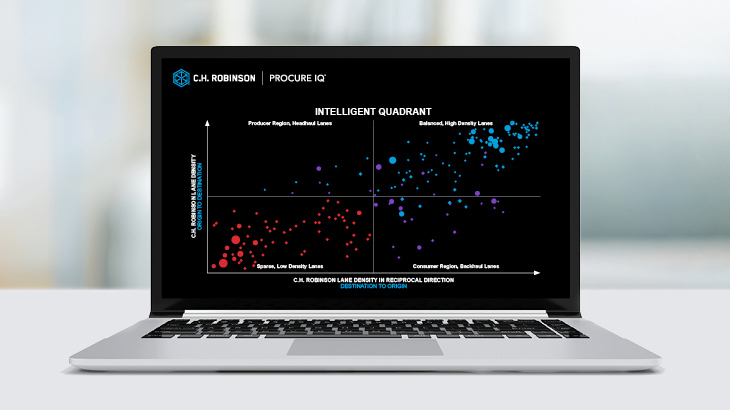 procure iq on a computer screen